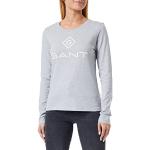 T-shirts Gant gris en coton à manches longues à manches longues Taille XXL look fashion pour femme 