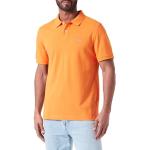 Polos Gant Shield orange à manches longues à manches longues Taille XXL look fashion pour homme 