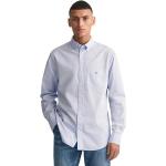 GANT REG Poplin SS Shirt Chemise Manches Courtes en Popeline Regular, Light Blue, XL Homme