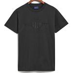 T-shirts Gant Shield noirs Taille M look fashion pour homme 