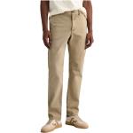 Pantalons chino Gant beiges en coton Taille XS look casual pour homme 