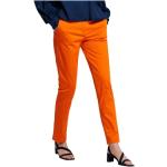 Pantalons chino Gant orange en lyocell éco-responsable Taille XS pour femme 