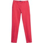 Pantalons chino Gant rouges en satin Taille M look fashion pour femme 