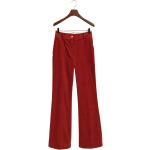 Pantalons large Gant rouges Taille L look fashion pour femme 