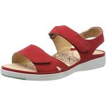 Sandales Ganter rouges avec semelles amovibles Pointure 35 look fashion pour fille 