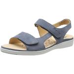 Sandales compensées Ganter bleues avec semelles amovibles Pointure 44 look fashion pour femme 