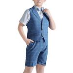 Gilets de costume bleus en viscose à motif papillons Taille 4 ans look fashion pour garçon de la boutique en ligne Amazon.fr 