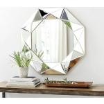 Miroirs muraux argentés en verre biseautés modernes 