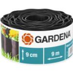Bordures de jardin Gardena noires en plastique 