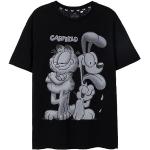 T-shirts noirs à manches courtes Garfield Garfield à manches courtes Taille M look casual pour homme 