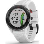 Montres connectées Garmin Approach S62 blanches GPS discipline golf look sportif en promo 