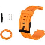 Bracelets de montre orange look sportif en silicone 