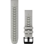 Bracelets de montre Garmin QuickFit gris clair en silicone pour femme 