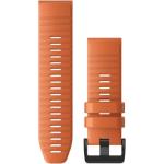 Bracelets de montre Garmin QuickFit orange en silicone pour femme 
