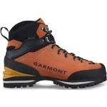 Chaussures de randonnée Garmont orange en cuir en gore tex étanches à lacets Pointure 41,5 pour femme 