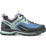Chaussures de randonnée Garmont bleues en gore tex à motif fleurs Pointure 41 pour femme 