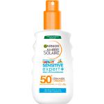 Protection solaire Garnier hypoallergéniques sans parfum 150 ml en spray pour peaux sensibles 