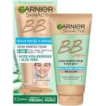 BB Creams Garnier à couvrance légère non comédogènes à l'acide hyaluronique 50 ml pour le visage anti imperfections de jour pour peaux mixtes texture crème 