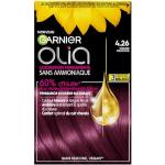 Colorations Garnier Olia pour cheveux longue tenue sans ammoniaque pour cheveux longs texture crème 