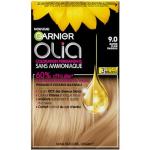 Colorations Garnier Olia pour cheveux longue tenue sans ammoniaque pour cheveux longs texture crème en promo 