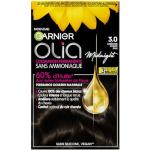 Colorations Garnier Olia pour cheveux longue tenue sans ammoniaque pour cheveux longs texture lait en promo 