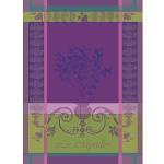 Garnier-Thiebaut Torchon, Coton, Violet, 56x77 cm 23395