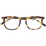 Garrett Leight lunettes de vue à monture d'inspiration wayfarer - Marron