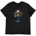 Gaston Lagaffe Comics 100% Cotton Tshirts The Twins of Gambler Personalize Homme T Shirt Funny Clothing XL