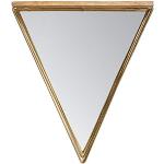 Habitat Gatana Miroir en forme de triangle Doré