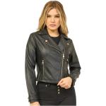 Vestes zippées Gaudi noires en cuir Taille XS pour femme 