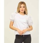 T-shirts Gaudi blancs à logo à strass Taille XS pour femme 