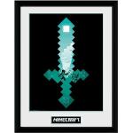 GB Eye Framed Poster Minecraft : Diamond Sword, Autres accessoires gaming