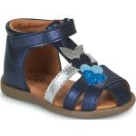 Sandales GBB bleues en cuir Pointure 19 pour enfant en promo 