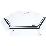 T-shirts à rayures Gcds blancs à rayures en coton Taille 8 ans pour fille de la boutique en ligne Miinto.fr avec livraison gratuite 