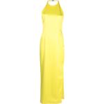Robes de soirée longues Gcds jaune canari sans manches pour femme en promo 