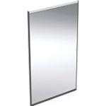 Miroirs de salle de bain Geberit argentés en aluminium lumineux 