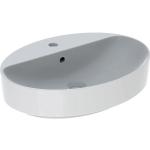 Geberit Variform lavabo à poser ovale avec trop-plein 60x45x15,8cm blanc 500772012 500772012