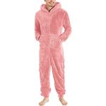 Pyjamas combinaisons de mariage d'automne roses en peluche respirants Taille XL look fashion pour homme 