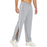 Pantalons de randonnée gris à carreaux en dentelle stretch Taille XL look streetwear pour homme 