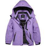 Vestes de ski violet clair en polaire coupe-vents col montant Taille 2 ans look fashion pour fille de la boutique en ligne Amazon.fr 