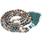 Colliers en métal à perles inspirations zen Mâlâ look fashion pour femme 