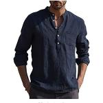 Chemises sans repassage à manches courtes à col en V Taille 4 XL plus size look fashion pour homme 