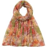 Écharpes en soie de mariée d'automne multicolores à motif paisley en mousseline à franges à motif papillons Tailles uniques classiques pour femme 