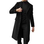 Parkas en duvet noires en tweed coupe-vents Taille XXL look fashion pour homme 