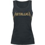 T-shirts basiques noirs en coton Metallica Taille XXL look fashion pour femme 