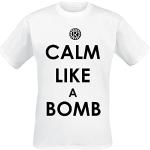 Générique Rage Against The Machine Calm Like A Bomb Homme T-Shirt Manches Courtes Blanc L