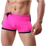 Boxers de bain roses Taille XL plus size look fashion pour homme 