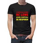 Générique t Shirt personnalise j arreterai d Aimer Rc Lens Quand j arreterai de Respirer R053 djmh Noir (M)
