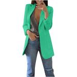 Vestes de ski vertes en tweed coupe-vents à capuche à manches longues Taille XL plus size look fashion pour femme 