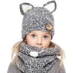 Bonnets en mailles gris à motif animaux Taille 8 ans look fashion pour garçon de la boutique en ligne Amazon.fr 